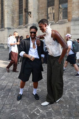 Maluma and Alioune Fall at the EgonLab Men s Ready-to-Wear Spring Summer 2027 Collection fashion show during Paris Fashion Week, June 24, 2026 Florian Lavielle Bestimage Celebrities at the EgonLab Men’s Ready-to-Wear Spring Summer 2027 Collection fashion show during Paris Fashion Week on June 24, 2026, Paris, France  Copyright: xFlorianxLaviellex xBestimagexFlorianxLaviellex xBestimagex