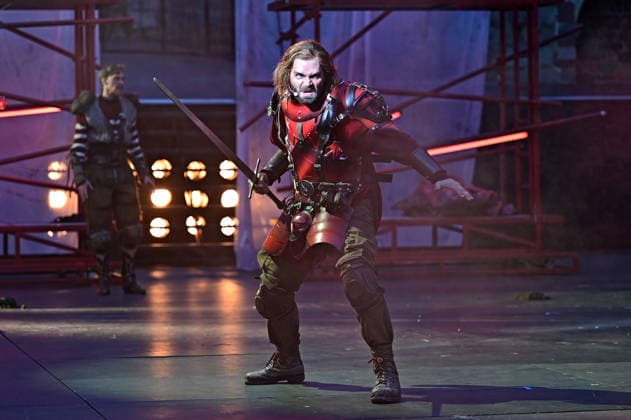 Bad Hersfelder Festspiele - Parzival . Schauspieler Igor Karbus während der Fotoprobe zur Inszenierung Parzival im Rahmen der Bad Hersfelder Festspiele am 24.06.2026 in der Stiftsruine Bad Hersfeld. 20260624MWI129913 *** Bad Hersfeld Festival: Parzival Actor Igor Karbus during the photo shoot for the production of Parzival as part of the Bad Hersfeld Festival on June 24, 2026, at the Bad Hersfeld Abbey Ruins 20260624MWI129913