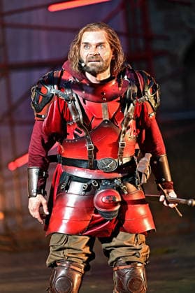 Bad Hersfelder Festspiele - Parzival . Schauspieler Igor Karbus während der Fotoprobe zur Inszenierung Parzival im Rahmen der Bad Hersfelder Festspiele am 24.06.2026 in der Stiftsruine Bad Hersfeld. 20260624MWI129936 *** Bad Hersfeld Festival: Parzival Actor Igor Karbus during the photo shoot for the production of Parzival as part of the Bad Hersfeld Festival on June 24, 2026, at the Bad Hersfeld Abbey Ruins 20260624MWI129936