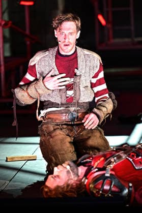 Bad Hersfelder Festspiele - Parzival . Schauspieler Thiess Brammer während der Fotoprobe zur Inszenierung Parzival im Rahmen der Bad Hersfelder Festspiele am 24.06.2026 in der Stiftsruine Bad Hersfeld. 20260624MWI129988 *** Bad Hersfeld Festival: Parzival Actor Thiess Brammer during the photo shoot for the production of Parzival as part of the Bad Hersfeld Festival on June 24, 2026, at the Bad Hersfeld Abbey Ruins 20260624MWI129988