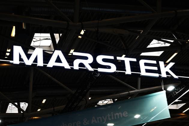 Die Intersolar Europe findet bis Donnerstag, den 25. Juni 2026 auf der Messe München statt. Sie ist die weltweit führende Fachmesse für die Solarwirtschaft und der grösste Teil von The smarter E Europe, Europas grösster Messeallianz für die Energiewirtschaft. Foto: Messestand Marstek. MARSTEK ist ein im Jahr 2020 gegründeter Hersteller von Energiespeicherlösungen *** Intersolar Europe will take place at the Munich Trade Fair Center through Thursday, June 25, 2026. It is the world’s leading trade fair for the solar industry and the largest component of The smarter E Europe, Europe’s largest trade fair alliance for the energy industry. Photo: MARSTEK booth. MARSTEK is a manufacturer of energy storage solutions founded in 2020.
