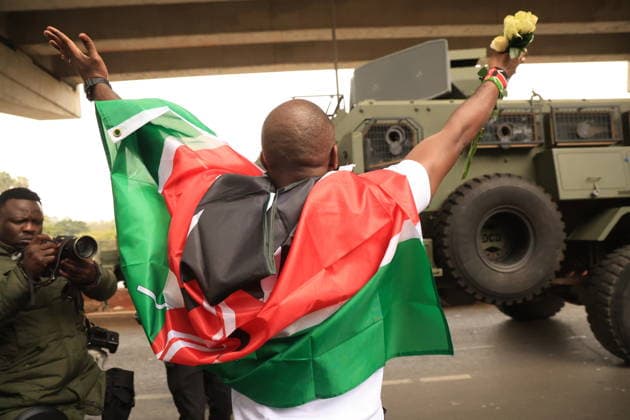 Demonstrators mark second anniversary of deadly Gen Z protests in Kenya NAIROBI, KENYA - JUNE 25: Demonstrators gather near Kenya s Parliament building during a protest marking the second anniversary of the deadly anti-finance bill demonstrations in Nairobi, Kenya, on June 25, 2026. Families of victims, activists and citizens commemorated those killed during the 2024 protests, which were led largely by Generation Z against a controversial finance bill, while demanding accountability and justice despite heavy police presence and security barricades. Lucas Mukasa Anadolu Nairobi Kenya. Editorial use only. Please get in touch for any other usage.  Copyright: x2026xAnadoluxLucasxMukasax