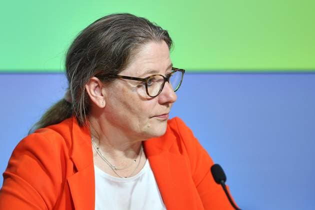 Berlin, Deutschland, 25.06.2026: Haus der Bundespressekonferenz: Pressekonferenz: Care Navigation - Die Zukunft der Hilfsmittelversorgung - Vorstellung der Hilfsmittelstudie 2026: Kirsten Abel *** Berlin, Germany, June 25, 2026, Federal Press Conference Center, Press Conference: Care Navigation—The Future of Assistive Device Provision, Presentation of the 2026 Assistive Device Study, Kirsten Abel Copyright: xdtsxNachrichtenagenturx dts_125010