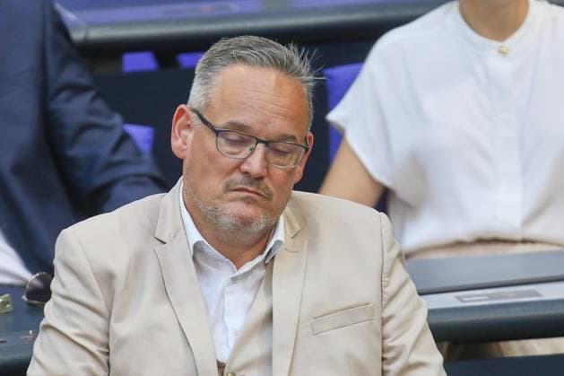 Berlin, Deutschland, 25.06.2026: Deutscher Bundestag: 86. Bundestagssitzung: Martin Reichardt, AfD *** Berlin, Germany, June 25, 2026 German Bundestag 86th Session of the Bundestag Martin Reichardt, AfD Copyright: xdtsxNachrichtenagenturx dts_125026