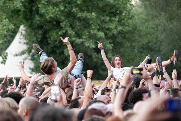 INmusic festival - Idles Idles perform during the 2026 INMusic open-air music festival at Lake Jarun in Zagreb, Croatia on June 24, 2026.  LukaxAntunac PIXSELL