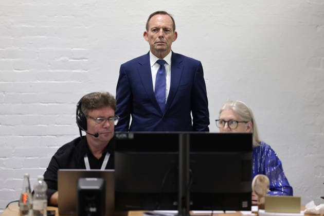 Tony Abbott speaks at the Alliance for Responsible Citizenship Conference 2026. Image Licensed to Parsons Media. 25 06 2026. London, United Kingdom. The Alliance for Responsible Citizenship Conference 2026.  Copyright: xAndrewxParsonsx xParsonsxMediax PAR-9218-0039