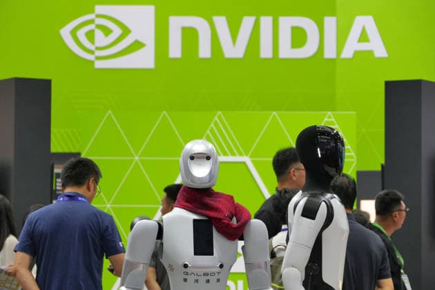 NVIDIA The humanoid robot product using Nvidia hardware and technology was showcased at the 4th China International Supply Chain Expo in Beijing, China on June 24, 2026. Beijing Beijing China  Copyright: xCFOTOx i1782414596661