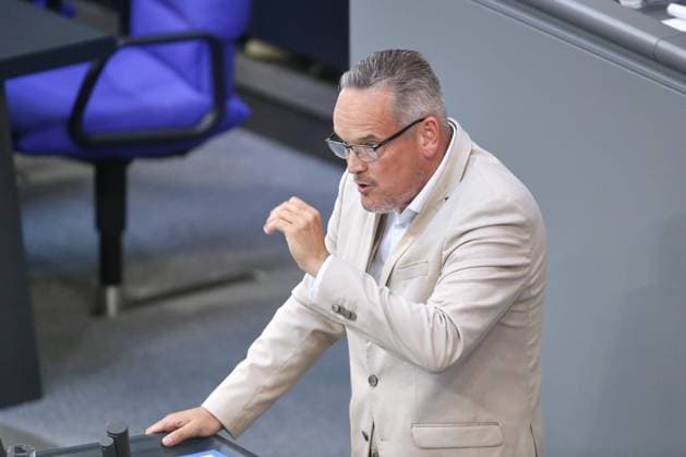 Berlin, Deutschland, 25.06.2026: Deutscher Bundestag: 86. Bundestagssitzung: Martin Reichardt, AfD *** Berlin, Germany, June 25, 2026 German Bundestag 86th Session of the Bundestag Martin Reichardt, AfD Copyright: xdtsxNachrichtenagenturx dts_125055
