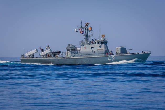 Combat Power 26 - Croatia Military Exercise Croatian Armed Forces personnel take part in the naval segment of the Combat Power 26 international joint military exercise at the Zirje naval training area near Primosten on June 25, 2026 in Croatia. The exercise features vessels of the Croatian Navy, Rafale multirole fighter aircraft of the Croatian Air Force, air defence systems, artillery units, and special forces demonstrating the Croatian Armed Forces capabilities for maritime combat operations.  ZvonimirxBarisin PIXSELL