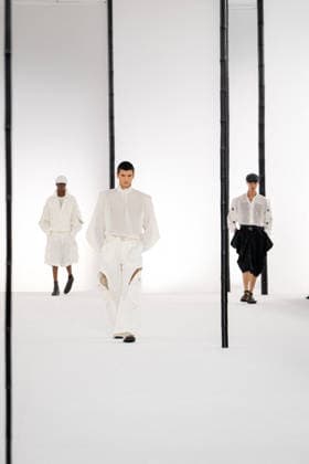 PFW - Issey Miyake - Runway A model presents a creation by IM Issey Miyake Men Miyake Design Studio team as part of their Menswear Spring-Summer 2027 collection show for fashion house Issey Miyake during Men s Fashion Week in Paris, France, June 25, 2026. Photo by Alexis Jumeau ABACAPRESS.COM Paris France  Copyright: xJumeauxAlexis ABACAx