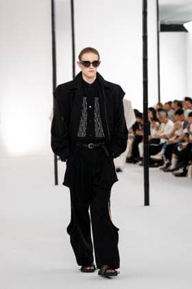PFW - Issey Miyake - Runway A model presents a creation by IM Issey Miyake Men Miyake Design Studio team as part of their Menswear Spring-Summer 2027 collection show for fashion house Issey Miyake during Men s Fashion Week in Paris, France, June 25, 2026. Photo by Alexis Jumeau ABACAPRESS.COM Paris France  Copyright: xJumeauxAlexis ABACAx