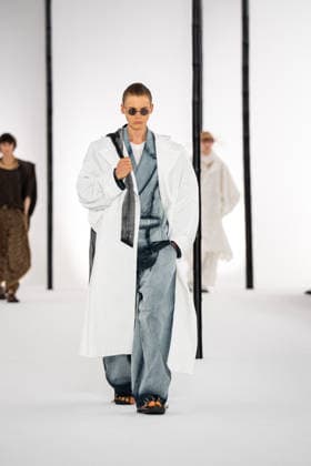 PFW - Issey Miyake - Runway A model presents a creation by IM Issey Miyake Men Miyake Design Studio team as part of their Menswear Spring-Summer 2027 collection show for fashion house Issey Miyake during Men s Fashion Week in Paris, France, June 25, 2026. Photo by Alexis Jumeau ABACAPRESS.COM Paris France  Copyright: xJumeauxAlexis ABACAx