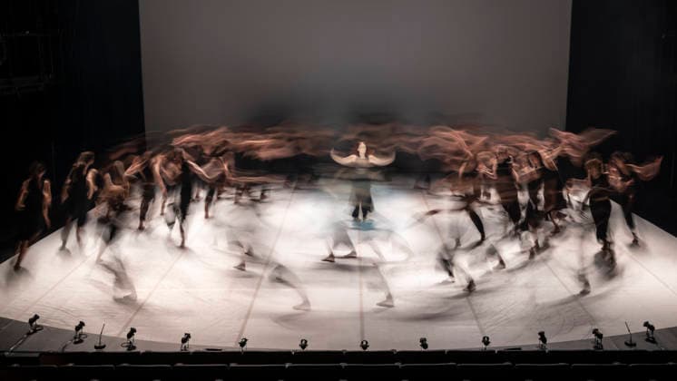 June 25, 2026, London, London, UK: LONDON, UK. The cast performs at the Southbank CentreÃ¢â‚¬â ¢s Queen Elizabeth Hall during the UK premiere of Ã¢â‚¬ËœColossusÃ¢â‚¬â ¢ by Australian choreographer Stephanie Lake. Fifty final year students from London Contemporary Dance School at The Place are performing in a show, 25 to 27 June, which is part of the Southbank CentreÃ¢â‚¬â ¢s 75th anniversary programme. London UK  - ZUMAl94_ 20260625_zaf_l94_037 Copyright: xStephenxChungx