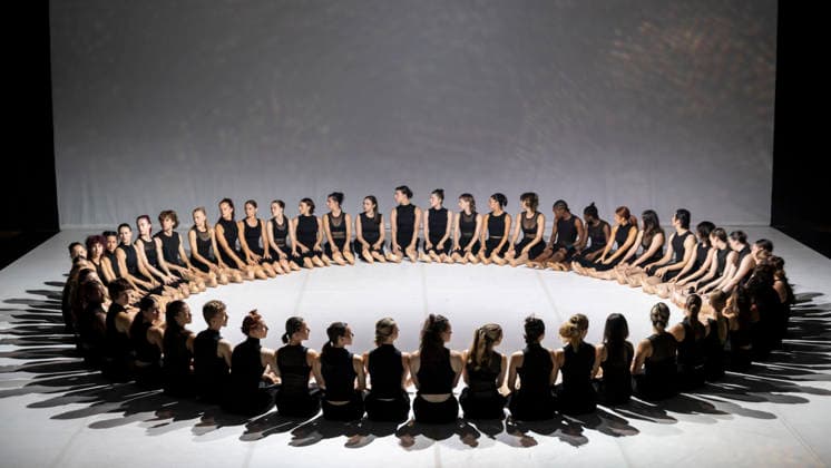 June 25, 2026, London, London, UK: LONDON, UK. The cast performs at the Southbank CentreÃ¢â‚¬â ¢s Queen Elizabeth Hall during the UK premiere of Ã¢â‚¬ËœColossusÃ¢â‚¬â ¢ by Australian choreographer Stephanie Lake. Fifty final year students from London Contemporary Dance School at The Place are performing in a show, 25 to 27 June, which is part of the Southbank CentreÃ¢â‚¬â ¢s 75th anniversary programme. London UK  - ZUMAl94_ 20260625_zaf_l94_039 Copyright: xStephenxChungx