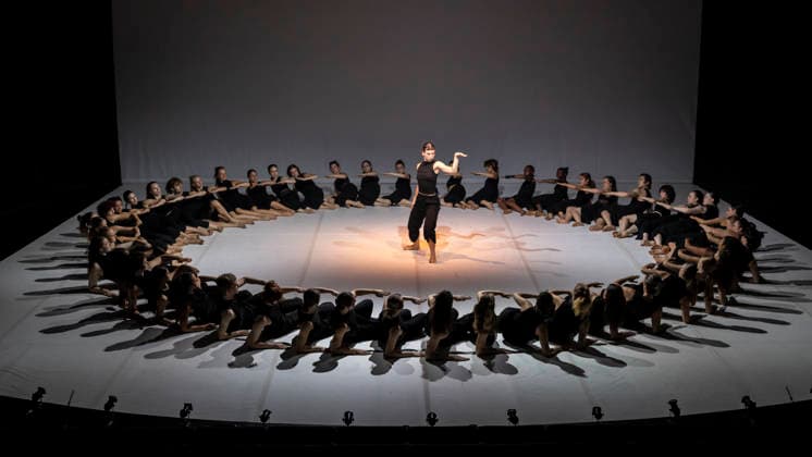 June 25, 2026, London, London, UK: LONDON, UK. The cast performs at the Southbank CentreÃ¢â‚¬â ¢s Queen Elizabeth Hall during the UK premiere of Ã¢â‚¬ËœColossusÃ¢â‚¬â ¢ by Australian choreographer Stephanie Lake. Fifty final year students from London Contemporary Dance School at The Place are performing in a show, 25 to 27 June, which is part of the Southbank CentreÃ¢â‚¬â ¢s 75th anniversary programme. London UK  - ZUMAl94_ 20260625_zaf_l94_042 Copyright: xStephenxChungx