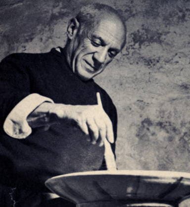 RECORD DATE NOT STATED Photograph of Pablo Picasso Photograph of Pablo Picasso (1881-1973) a Spanish painter, sculptor, printmaker, ceramicist, stage designer, poet, and playwright. Dated 20th century Editorial use only. All other uses to be cleared with the copyright owner (World History Archive), in advance., WHA_102_0450.jpg, Pablo Picasso; Spanish painter; sculptor; printmaker; ceramicist; stage designer; poet; playwright; 20th century; modern art; cubism; abstract art; Spanish artist; famous artist; artistic genius; creative mind; influential artist; avant-garde; artistic versatility; artistic polymath; Spanish culture; artistic innovation; artistic revolution; artistic mastery; artistic brilliance; artistic legacy; artistic icon; arti Copyright: xx
