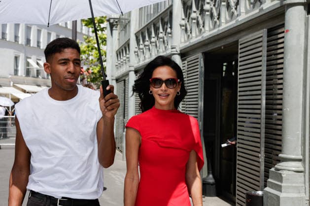 Guest at the Amiri Spring Summer 2027 Men’s Ready-to-Wear show at the Carreau du Temple during Paris Fashion Week (PFW), June 25, 2026 Tiphaine Lebely Bestimage Celebrities at the Amiri Spring Summer 2027 Men’s Ready-to-Wear show at the Carreau du Temple during Paris Fashion Week (PFW) in Paris, France  Copyright: xTiphainexLebelyx xBestimagexTiphainexLebelyx xBestimagex