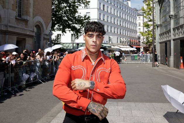 Lunay at the Amiri Spring Summer 2027 Men’s Ready-to-Wear show at the Carreau du Temple during Paris Fashion Week (PFW), June 25, 2026 Tiphaine Lebely Bestimage Celebrities at the Amiri Spring Summer 2027 Men’s Ready-to-Wear show at the Carreau du Temple during Paris Fashion Week (PFW) in Paris, France  Copyright: xTiphainexLebelyx xBestimagexTiphainexLebelyx xBestimagex