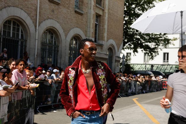 Alioune Badara Fall at the Amiri Spring Summer 2027 Men’s Ready-to-Wear show at the Carreau du Temple during Paris Fashion Week (PFW), June 25, 2026 Tiphaine Lebely Bestimage Celebrities at the Amiri Spring Summer 2027 Men’s Ready-to-Wear show at the Carreau du Temple during Paris Fashion Week (PFW) in Paris, France  Copyright: xTiphainexLebelyx xBestimagexTiphainexLebelyx xBestimagex