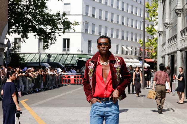 Alioune Badara Fall at the Amiri Spring Summer 2027 Men’s Ready-to-Wear show at the Carreau du Temple during Paris Fashion Week (PFW), June 25, 2026 Tiphaine Lebely Bestimage Celebrities at the Amiri Spring Summer 2027 Men’s Ready-to-Wear show at the Carreau du Temple during Paris Fashion Week (PFW) in Paris, France  Copyright: xTiphainexLebelyx xBestimagexTiphainexLebelyx xBestimagex