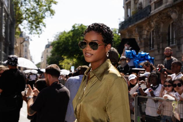 Didi Stone at the Amiri Spring Summer 2027 Men’s Ready-to-Wear show at the Carreau du Temple during Paris Fashion Week (PFW), June 25, 2026 Tiphaine Lebely Bestimage Celebrities at the Amiri Spring Summer 2027 Men’s Ready-to-Wear show at the Carreau du Temple during Paris Fashion Week (PFW) in Paris, France  Copyright: xTiphainexLebelyx xBestimagexTiphainexLebelyx xBestimagex