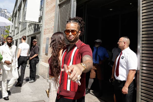 Kalash at the Amiri Spring Summer 2027 Men’s Ready-to-Wear show at the Carreau du Temple during Paris Fashion Week (PFW), June 25, 2026 Tiphaine Lebely Bestimage Celebrities at the Amiri Spring Summer 2027 Men’s Ready-to-Wear show at the Carreau du Temple during Paris Fashion Week (PFW) in Paris, France  Copyright: xTiphainexLebelyx xBestimagexTiphainexLebelyx xBestimagex