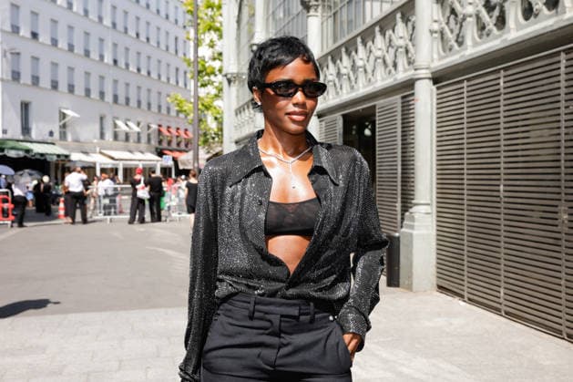 Eva Apio at the Amiri Spring Summer 2027 Men’s Ready-to-Wear show at the Carreau du Temple during Paris Fashion Week (PFW), June 25, 2026 Tiphaine Lebely Bestimage Celebrities at the Amiri Spring Summer 2027 Men’s Ready-to-Wear show at the Carreau du Temple during Paris Fashion Week (PFW) in Paris, France  Copyright: xTiphainexLebelyx xBestimagexTiphainexLebelyx xBestimagex