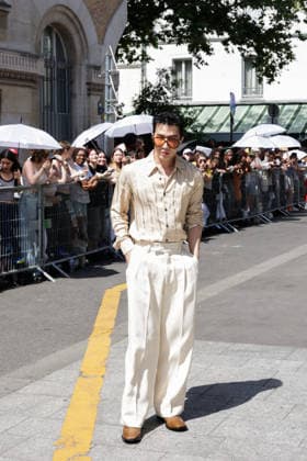 Lo Hahn Lee at the Amiri Spring Summer 2027 Men’s Ready-to-Wear show at the Carreau du Temple during Paris Fashion Week (PFW), June 25, 2026 Tiphaine Lebely Bestimage Celebrities at the Amiri Spring Summer 2027 Men’s Ready-to-Wear show at the Carreau du Temple during Paris Fashion Week (PFW) in Paris, France  Copyright: xTiphainexLebelyx xBestimagexTiphainexLebelyx xBestimagex