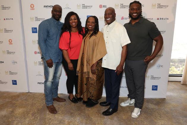 Los Angeles CA June 25: The Bonner Family Choir at The Tabernacle Choir & Orchestra at Temple Sqaure conference on June 25, 2026 Credit: USA  - ZUMAa123 20260625_zaa_a123_096 Copyright: xAdMediax