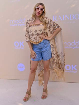 June 25, 2026, Madrid, Madrid, Spain: EVA SORIANO attend the photocall for the new edition of DULCEIDA Ã¢â‚¬oe Rainbow Ã¢â‚¬Â as part of the official MADO 2026 program at Las Brasas del Mentidero on June 25, 2026, in Madrid, Spain. Madrid Spain  - ZUMAc312 20260625_zsp_c312_004 Copyright: xOscarxManuelxSanchezx
