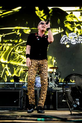 The Offspring live at Tinderbox 2026 Odense, Denmark. 26th, June 2026. The American rock band The Offspring performs a live concert during the Danish music festival Tinderbox 2026 in Odense. Here singer and guitarist Dexter Holland is seen live on stage. Denmark, Odense  Copyright: xGonzalesxPhoto LassexLagonix