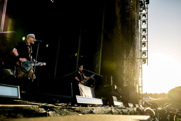 The Offspring live at Tinderbox 2026 Odense, Denmark. 26th, June 2026. The American rock band The Offspring performs a live concert during the Danish music festival Tinderbox 2026 in Odense. Here singer and guitarist Dexter Holland (L) is seen live on stage with guitarist Noodles (R). Denmark, Odense  Copyright: xGonzalesxPhoto LassexLagonix