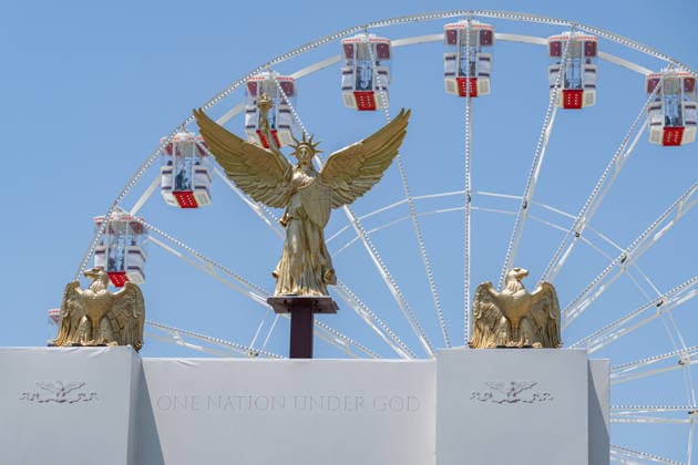 June 25, 2026, Washington, District Of Columbia, United States: The Great American State Fair officially opens on the National Mall in Washington, D.C., as part of the Freedom 250 kickoff celebration. The fair marks the launch of the White House-led Freedom 250 initiative commemorating the upcoming 250th anniversary of the United States and features exhibits, attractions, entertainment, and displays representing all 50 states. Washington United States - ZUMAk206 20260625_znp_k206_017 Copyright: xMattxKaminskyx