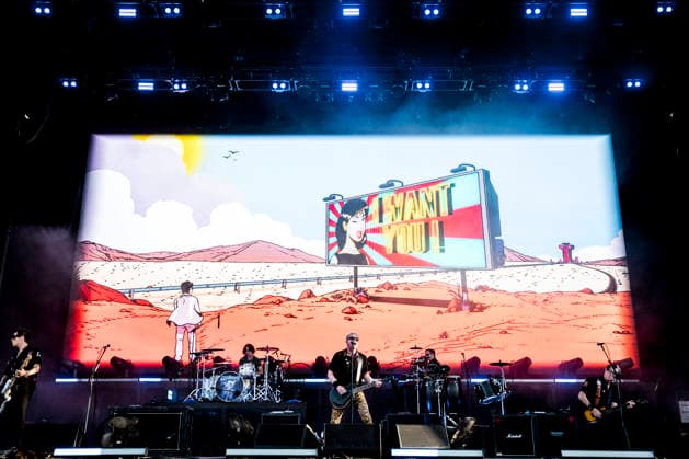 The Offspring live at Tinderbox 2026 Odense, Denmark. 26th, June 2026. The American rock band The Offspring performs a live concert during the Danish music festival Tinderbox 2026 in Odense. Here singer and guitarist Dexter Holland is seen live on stage. Denmark, Odense  Copyright: xGonzalesxPhoto LassexLagonix