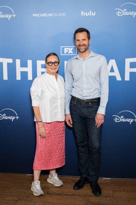 The Bear Premiere - Paris Chairwoman of The Walt Disney Company France Helene Etzi and International Director of The Michelin Guides Gwendal Poullennec attends ‘The Bear’ Premiere for the release of the new Season 5 (five) on Disney + (Disney+) on June 25, 2026 in Paris, France. Photo by Alexis Jumeau ABACAPRESS.COM Paris France  Copyright: xJumeauxAlexis ABACAx