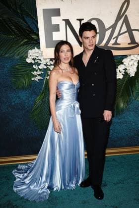 Millie Bobby Brown, Louis Partridge at arrivals for ENOLA HOLMES 3 Premiere, The Plaza Hotel, New York, NY, June 25, 2026. Photo By: Kristin Callahan Everett Collection ENOLA HOLMES 3 Premiere PUBLICATIONXNOTxINxCANxCHNxFRAxITAxJPNxNORxPOLxRUSxESPxUKxUSA