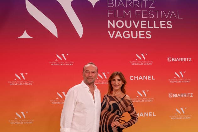 Jérôme Pulis Etchevers and Clotilde Courau at the La Gare du Midi theater in Biarritz as part of the Biarritz Film Festival Nouvelles Vagues on June 25, 2026 Jean Marc Lhomer Bestimage Celebs at the La Gare du Midi theater in Biarritz as part of the Biarritz Film Festival – Nouvelles Vagues on June 25, 2026, in Biarritz, France  Copyright: xJean-MarcxLhomerx xBestimagexJean-MarcxLhomerx xBestimagex