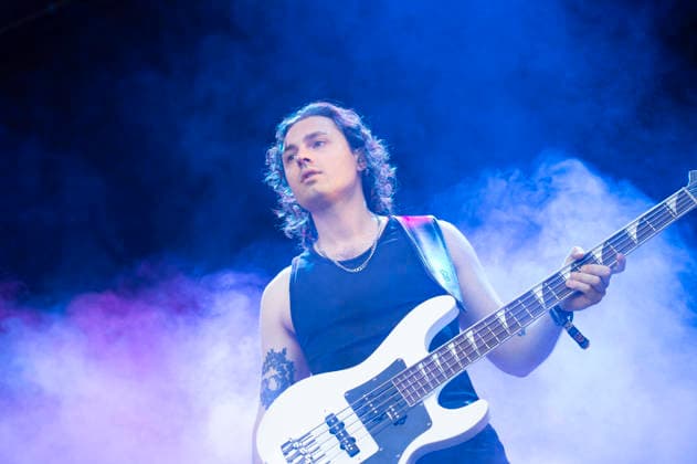 Calva Louise live at Copenhell 2026 Copenhagen, Denmark. 25th, June 2026. The rock band Calva Louise performs a live concert during the Danish heavy metal festival Copenhell 2026 in Copenhagen. Here bass player Alizon Taho is seen live on stage. Denmark, Copenhagen  Copyright: xGonzalesxPhoto MathiasxBakxLarsenx