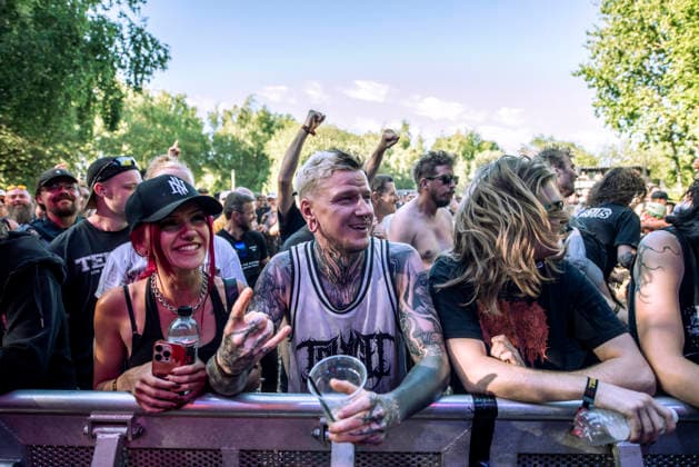 End It live at Copenhell 2026 Copenhagen, Denmark. 25th, June 2026. Concert goers seen at a live concert with the American hardcore punk band End It during the Danish heavy metal festival Copenhell 2026 in Copenhagen. Denmark, Copenhagen  Copyright: xGonzalesxPhoto MathiasxBakxLarsenx