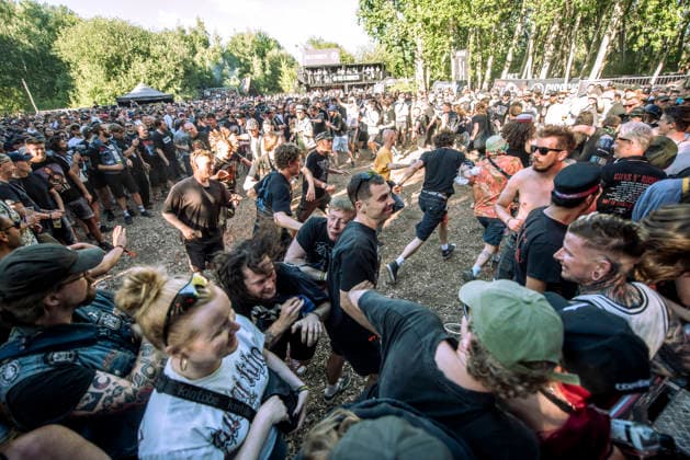 End It live at Copenhell 2026 Copenhagen, Denmark. 25th, June 2026. Concert goers seen moshing during a live concert with the American hardcore punk band End It at the Danish heavy metal festival Copenhell 2026 in Copenhagen. Denmark, Copenhagen  Copyright: xGonzalesxPhoto MathiasxBakxLarsenx