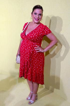 ABB BONPRIX- Jeanette Biedermann schwanger Babybauch zu Gast bei 40 Jahre bonprix Jubilaeumsparty im Curio Haus am 25.06.2026 in Hamburg Hamburg Deutschland *** ABB BONPRIX Jeanette Biedermann, pregnant and showing, attended the 40th anniversary party for bonprix at the Curio Haus on June 25, 2026, in Hamburg, Germany