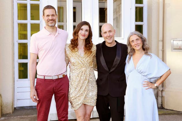 Benjamin Otto, Janina Lin Otto, Oliver Petszokat und Pauline Petszokat bei der Jubiläumsparty 40 Jahre bonprix im Curio Haus. Hamburg, 25.06.2026 *** Benjamin Otto, Janina Lin Otto, Oliver Petszokat, and Pauline Petszokat at the 40th-anniversary party for bonprix at the Curio Haus in Hamburg, June 25, 2026 Foto:xgbrcix xFuturexImagex bonprix_6632