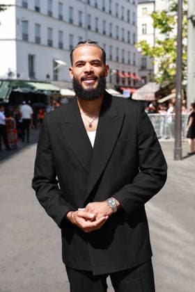 Desmond Scott at the Amiri Men s Ready-to-Wear Spring Summer 2027 Collection fashion show during Paris Fashion Week, June 25, 2026 Florian Lavielle Bestimage Celebrities at the Amiri Men’s Ready-to-Wear Spring Summer 2027 Collection fashion show during Paris Fashion Week on June 25, 2026, Paris, France  Copyright: xFlorianxLaviellex xBestimagexFlorianxLaviellex xBestimagex