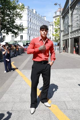Lunay at the Amiri Men s Ready-to-Wear Spring Summer 2027 fashion show during Paris Fashion Week, June 25, 2026 Florian Lavielle Bestimage Celebrities at the Amiri Men’s Ready-to-Wear Spring Summer 2027 Collection fashion show during Paris Fashion Week on June 25, 2026, Paris, France  Copyright: xFlorianxLaviellex xBestimagexFlorianxLaviellex xBestimagex
