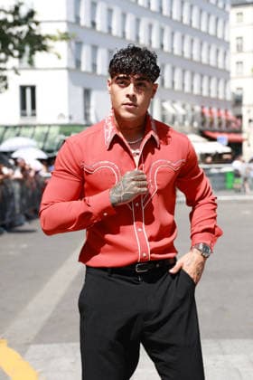 Lunay at the Amiri Men s Ready-to-Wear Spring Summer 2027 fashion show during Paris Fashion Week, June 25, 2026 Florian Lavielle Bestimage Celebrities at the Amiri Men’s Ready-to-Wear Spring Summer 2027 Collection fashion show during Paris Fashion Week on June 25, 2026, Paris, France  Copyright: xFlorianxLaviellex xBestimagexFlorianxLaviellex xBestimagex