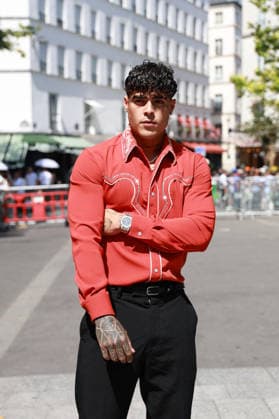 Lunay at the Amiri Men s Ready-to-Wear Spring Summer 2027 Collection fashion show during Paris Fashion Week, June 25, 2026 Florian Lavielle Bestimage Celebrities at the Amiri Men’s Ready-to-Wear Spring Summer 2027 Collection fashion show during Paris Fashion Week on June 25, 2026, Paris, France  Copyright: xFlorianxLaviellex xBestimagexFlorianxLaviellex xBestimagex