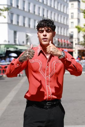 Lunay at the Amiri Men s Ready-to-Wear Spring Summer 2027 Collection fashion show during Paris Fashion Week, June 25, 2026 Florian Lavielle Bestimage Celebrities at the Amiri Men’s Ready-to-Wear Spring Summer 2027 Collection fashion show during Paris Fashion Week on June 25, 2026, Paris, France  Copyright: xFlorianxLaviellex xBestimagexFlorianxLaviellex xBestimagex