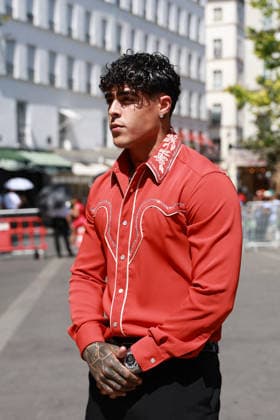 Lunay at the Amiri Men s Ready-to-Wear Spring Summer 2027 Collection fashion show during Paris Fashion Week, June 25, 2026 Florian Lavielle Bestimage Celebrities at the Amiri Men’s Ready-to-Wear Spring Summer 2027 Collection fashion show during Paris Fashion Week on June 25, 2026, Paris, France  Copyright: xFlorianxLaviellex xBestimagexFlorianxLaviellex xBestimagex