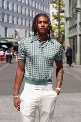 Diamant Blazi at the Amiri Men s Ready-to-Wear Spring Summer 2027 Collection fashion show during Paris Fashion Week, June 25, 2026 Florian Lavielle Bestimage Celebrities at the Amiri Men’s Ready-to-Wear Spring Summer 2027 Collection fashion show during Paris Fashion Week on June 25, 2026, Paris, France  Copyright: xFlorianxLaviellex xBestimagexFlorianxLaviellex xBestimagex