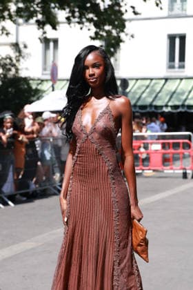 Leomie Anderson at the Amiri Men s Ready-to-Wear Spring Summer 2027 fashion show during Paris Fashion Week, June 25, 2026 Florian Lavielle Bestimage Celebrities at the Amiri Men’s Ready-to-Wear Spring Summer 2027 Collection fashion show during Paris Fashion Week on June 25, 2026, Paris, France  Copyright: xFlorianxLaviellex xBestimagexFlorianxLaviellex xBestimagex